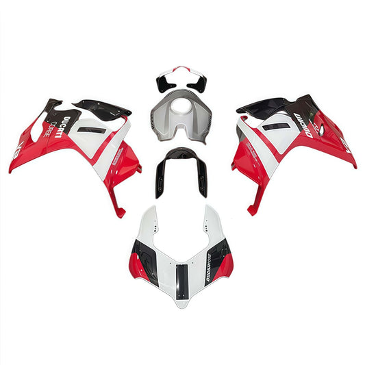 ABS Fairing Kit For Ducati Panigale V2 20 - 24 Red White - Hemoto Firings