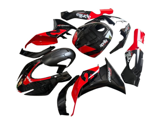 Aprilia RSV4 2021–2024 ABS Fairing Kit – Black Red| HemotoFairings - Hemoto Firings