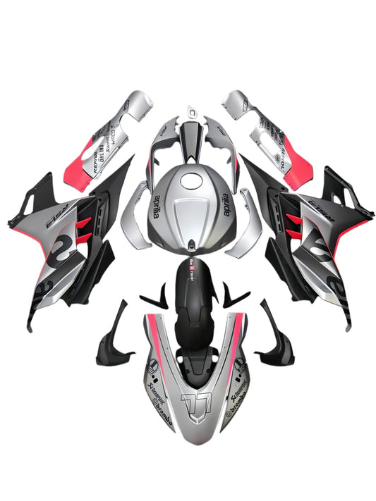 Aprilia RSV4 2021–2024 ABS Fairing Kit – Matte Silver Finish | HemotoFairings - Hemoto Firings