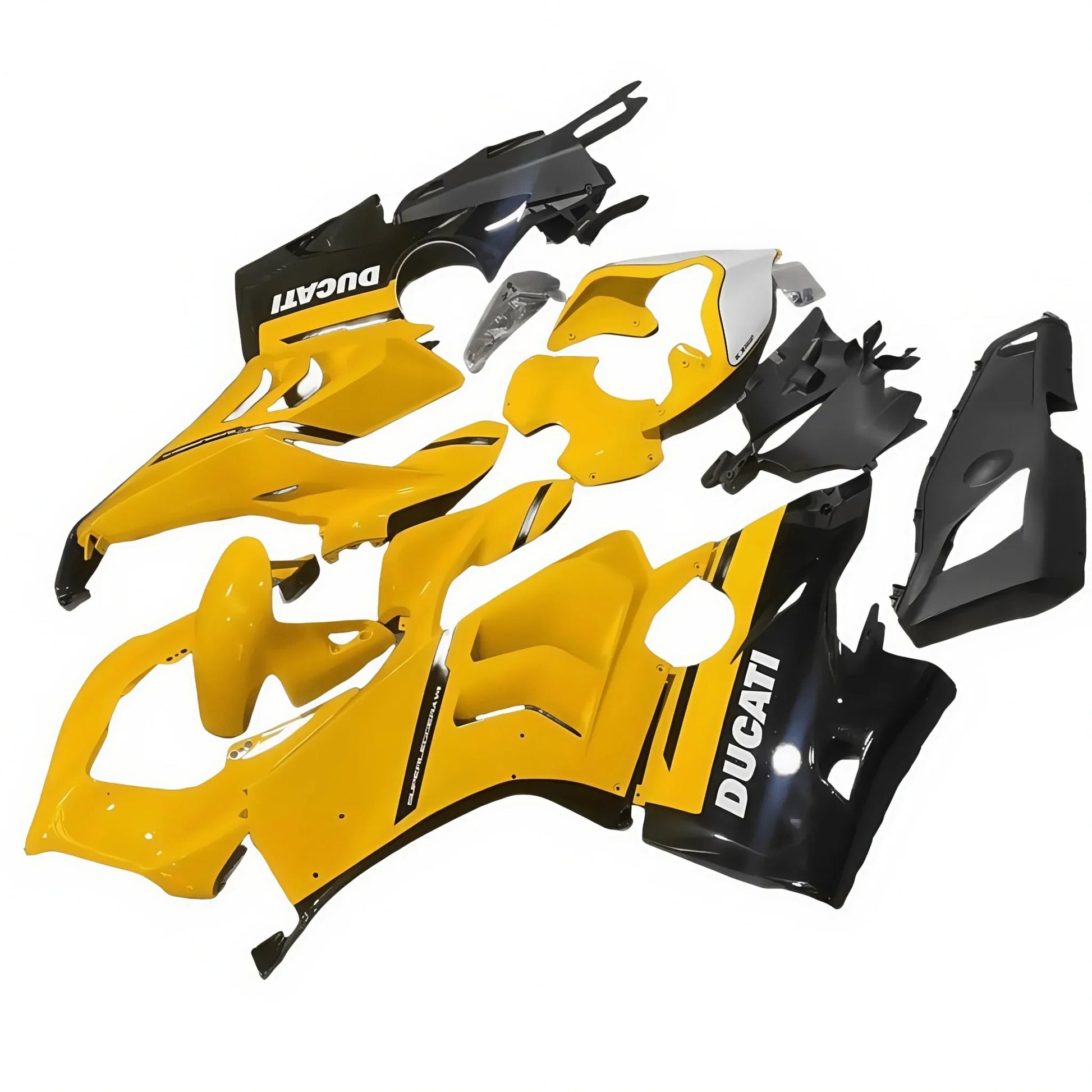 Fairing Kit For Ducati Panigale V4/V4S 18 - 19 Yellow Black ABS Bodywork - Hemoto Firings