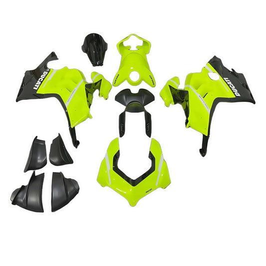 Fairing Kit For Ducati Panigale V4/V4S 22 - 24 Fluorescent green ABS Bodywork - Hemoto Firings