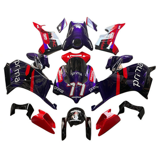 Fairing Kit For Ducati Panigale V4/V4S 22 - 24 Purpel Red ABS Bodywork - Hemoto Firings