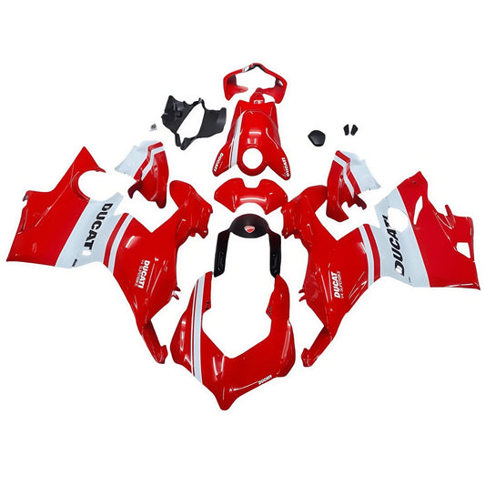 Fairing Kit For Ducati Panigale V4/V4S 22 - 24 Red White ABS Bodywork - Hemoto Firings