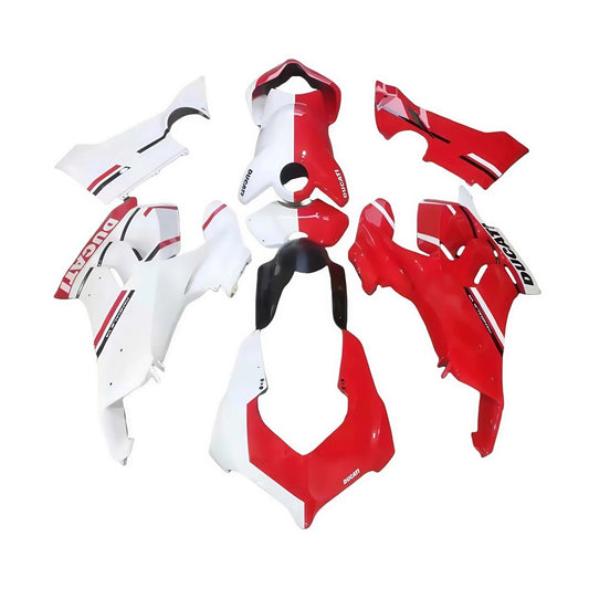Fairing Kit For Ducati Panigale V4/V4S 22 - 24 Red White ABS Bodywork - Hemoto Firings