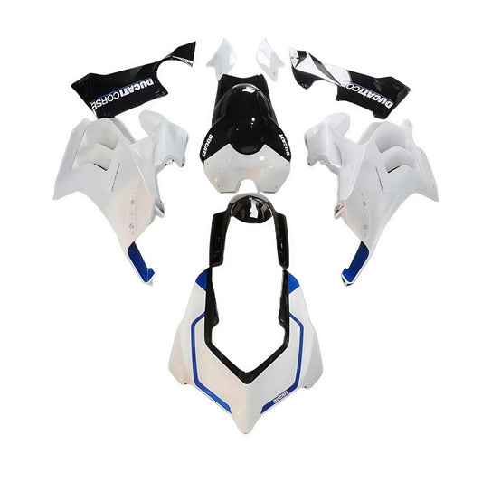 Fairing Kit For Ducati Panigale V4/V4S 22 - 24 White Black ABS Bodywork - Hemoto Firings