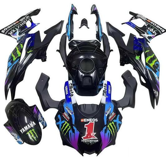 Fairing Kit For Yamaha R3 19 - 21 ABS Black Blue Bodywork - Hemoto Firings