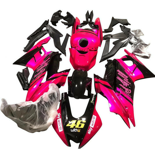 Fairing Kit For Yamaha R3 22 - 23 ABS Black Pink Bodywork - Hemoto Firings