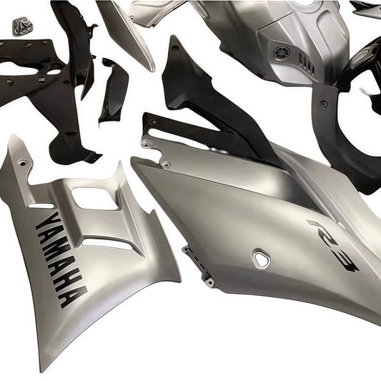 Fairing Kit For Yamaha R3/R25 19 - 21 ABS silver gray Bodywork - Hemoto Firings