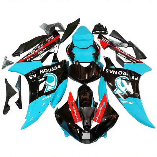 Fairing Kit For Yamaha R6 06-07 ABS Black lake Blue Bodywork - Hemoto Firings