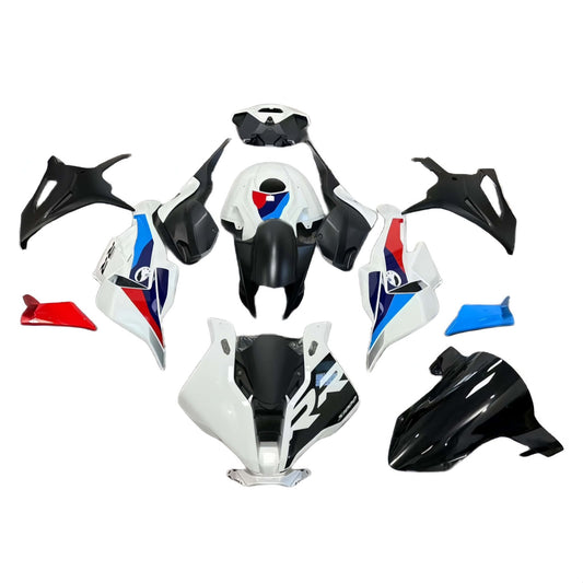Hemoto Fairings |ABS Fairing Kit For BMW S1000RR 25 White Red Blue - Hemoto Firings