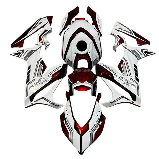 Honda CBR650R 2021 – 2023 ABS Fairing Kit – White / Red | HemotoFairings - Hemoto Firings